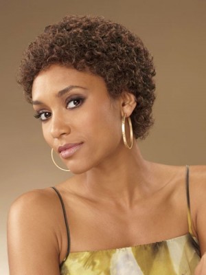 Perruque courte afro store