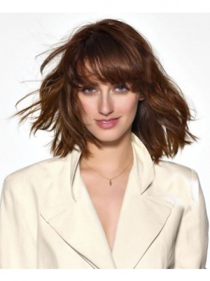 Perruque Attirante Ondulée Capless Cheveux Naturels