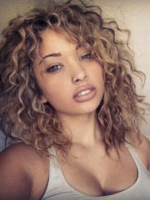 perruque frisee naturelle