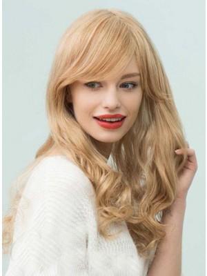 Perruque Romantique Ondulée Capless Cheveux Naturels