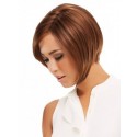 Perruque Chouette Mono De Cheveux Naturels De Style Bob