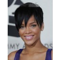 Perruque Courte Lace Front Lisse De Style Rihanna