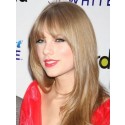 Perruque Chouette Lisse Synthétique De Style Taylor Swift