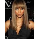 Perruque Chouette Lisse Full Lace De Style Tyra Banks