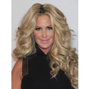 Perruque Vivable Ondulée Lace Front Cheveux Naturels De Style Kim Zolciak