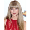 Perruque Glorieuse Lisse Capless Cheveux Naturels De Style Taylor Swift