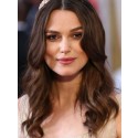 Perruque Somptueuse Ondulée Lace Front Cheveux Naturels De Style Keira Knightley