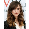 Perruque Attirante Ondulée Lace Front Cheveux Naturels De Style Keira Knightley