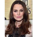 Perruque Plaisante Ondulée Lace Front Cheveux Naturels De Style Keira Knightley