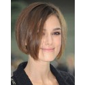 Perruque Fine Lisse Lace Front Synthétique De Style Keira Knightley
