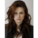 Perruque Multicouche Ondulée Lace Front Synthétique De Style Kristen Stewart