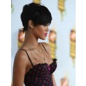 Perruque Distinguée Courte Élégante De Style Rihanna