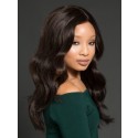 Perruque Fine Ondulée Lace Front Cheveux Naturels