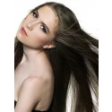 Perruque Lisse Lace Front De Cheveux Naturels