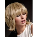 Perruque Capless Attirante Mi-Longue Acceptable De Cheveux Naturels