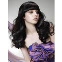 Perruque Splendide Cheveux Naturels Capless Ondulée Attirante