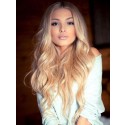 Perruque Cheveux Naturels Lace Front Délectable Ondulée
