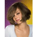 Perruque Avec Glamour Capless Mi-Longue Lisse Cheveux Naturels