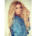 Perruque Commode Ondulée Lace Front Cheveux Humains