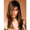Perruque Frappante Lisse Capless Cheveux Natureles