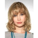 Perruque Superbe Ondulée Lace Front Cheveux Natureles