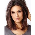 Perruque Bob Plaisante Lisse Lace Front Cheveux Naturels