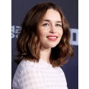 Perruque Plaisante Ondulée Lace Front Cheveux Naturels De Style Emilia Clarke