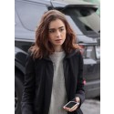 Perruque Passionnante Ondulée Lace Front Cheveux Naturels De Style Lily Collins