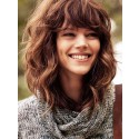 Perruque Pittoresque Ondulée Capless Cheveux Naturels