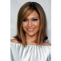Perruque Lisse Lace Front Cheveux Naturels De Style Jennifer Lopez 