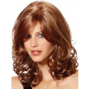 Perruque Délectable Ondulée Lace Front Longueur d'Epaule Synthétique