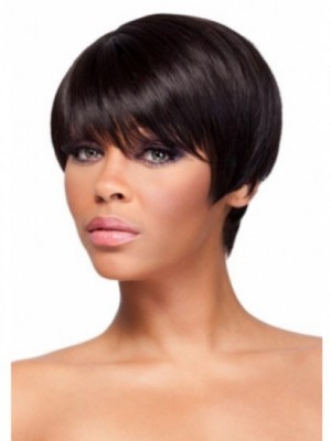 perruque courte afro